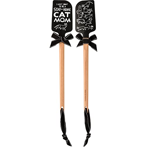 Primitives by Kathy I Just Want To Be A Stay At Home Cat Mom Decorative Kitchen Spatula