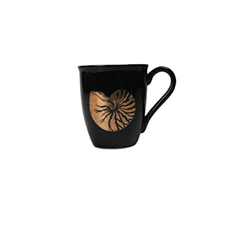 Comfy Hour Ocean Life Mug Collection 15oz 4" Conch Pattern Mug Water Cup, Dolomite