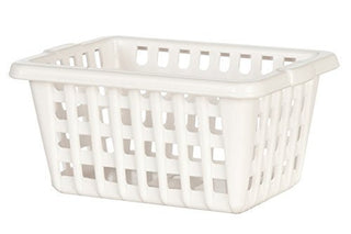 Aztec Imports Melody Jane Dollhouse White Washing Basket Laundry Kitchen Garden Accessory