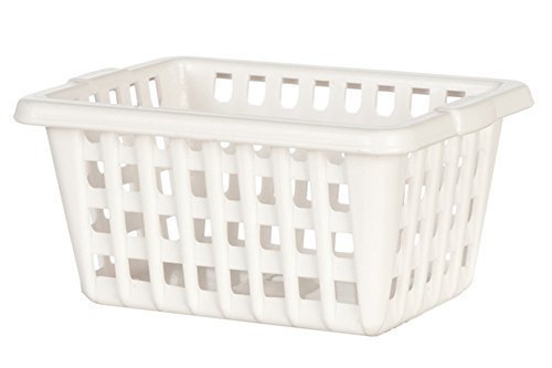 Aztec Imports Melody Jane Dollhouse White Washing Basket Laundry Kitchen Garden Accessory