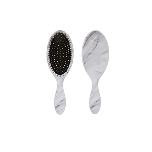Cala Wet-n-dry black & white marble hair detangler