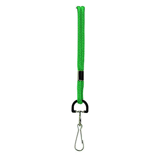 Baumgartens SICURIX Standard Lanyard Hook Rope Style, Green, 18" Large