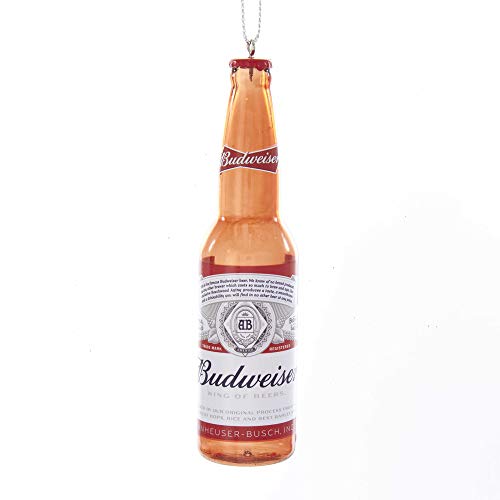 Kurt Adler Budweiser Beer Bottle Ornament
