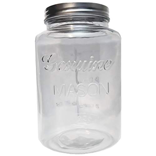 Grant Howard Genuine Embossed Mason Jar, 102 oz.