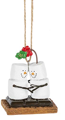 Ganz Midwest-CBK S'Mores Kissing Under The Mistletoe Hanging Ornament