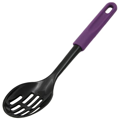 Chef Craft Basic Nylon Slotted Spoon, 11.5 inch, Purple