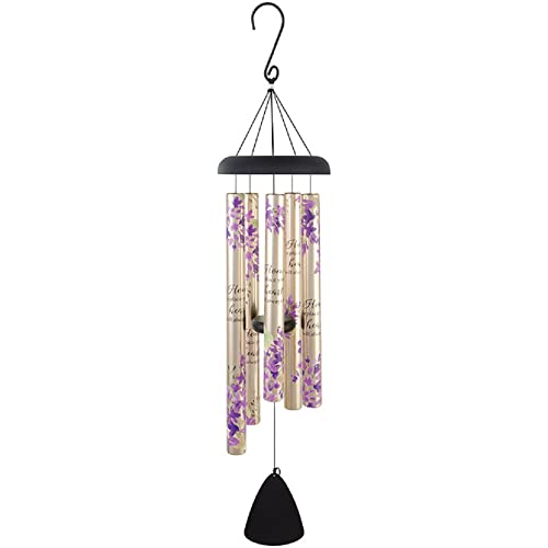 Carson Home 63196 Home Watercolor Picturesque Chime, 38-inch Length, Aluminum, Metal and Industrial Cord