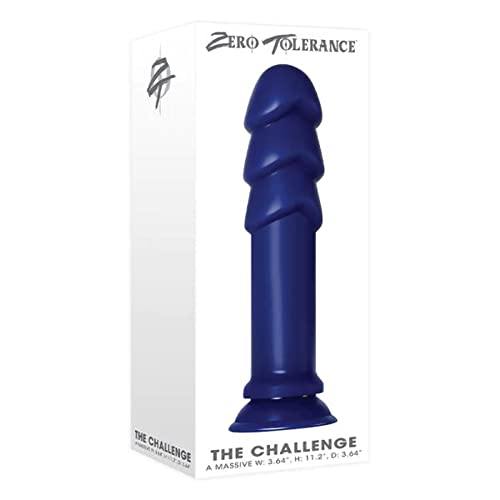 Evolved Zero Tolerance - The Challenge -"Massive" UBER-Anal-BUTTPLUG - Blue