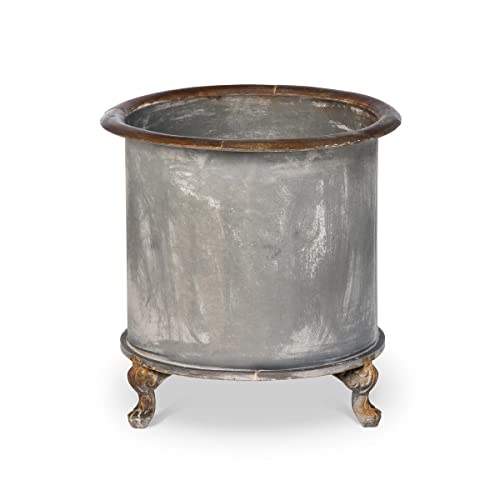 Park Hill Collection ECM80826 Medium Footed Creamery Tank Planter