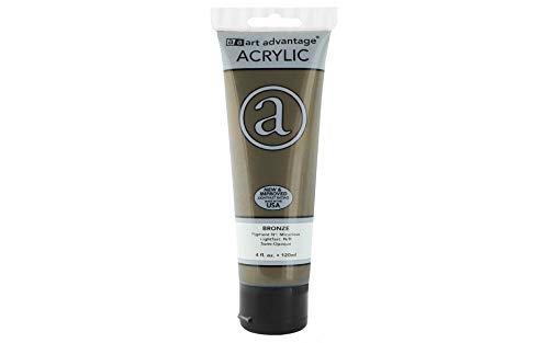 PA Distribution Art Advantage 4-Ounce Tube Acrylic Paint, Bronze