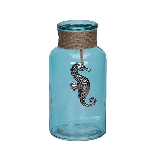 Beachcombers SS-BCS-03395 Medium Bottle with Pewter Seahorse