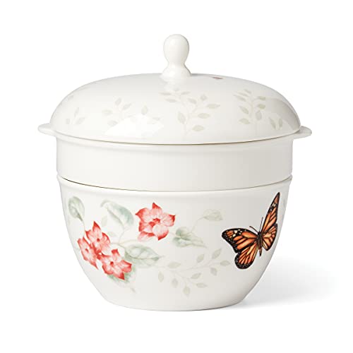 Lenox Butterfly Meadow 3-Piece Stackable Bowl Set, 3.05 LB, Multi