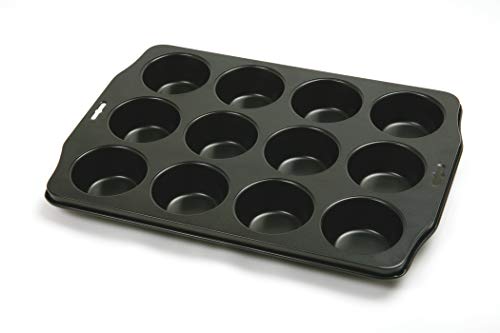 Norpro 12 Cup Nonstick Muffin Pan, 3.25in/8cm, as shown