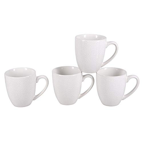 BIA Cordon Bleu S/4 12oz, Cr√®me Serene Mug Set, Contains 4 Pieces, Cream