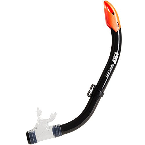 IST Junior Snorkel with Splash Guard and Purge (Black)