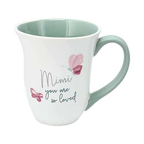 Pavilion - 16 oz Large Coffee Cup Mug Mimi You Are So Loved Watercolor Butterflies