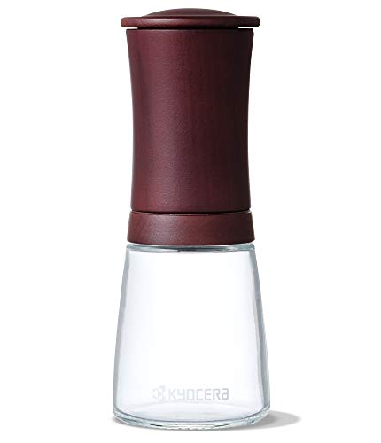 Kyocera CM-35W-RO Tabletop Spice Mill, One, Rosewood