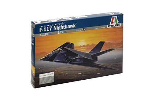 MRC Italeri 1:72 Aircraft No 189 F-117a Nighthawk Model Kit (510000189)