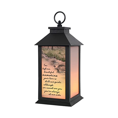 Carson 57599 Beautiful Memories Decorative Candle Lantern, 13-inch Height