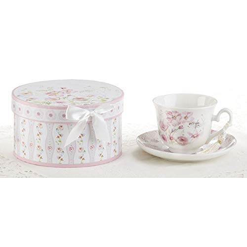 Delton 3.5" Porcelain Cup/Saucer, Poppyseed