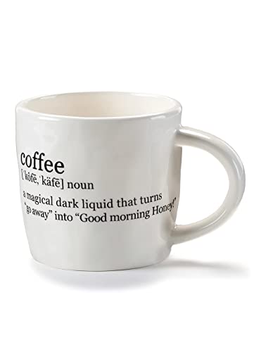 Giftcraft 094227 Coffee Definition Mug, 5.3-inch Length, Ceramic