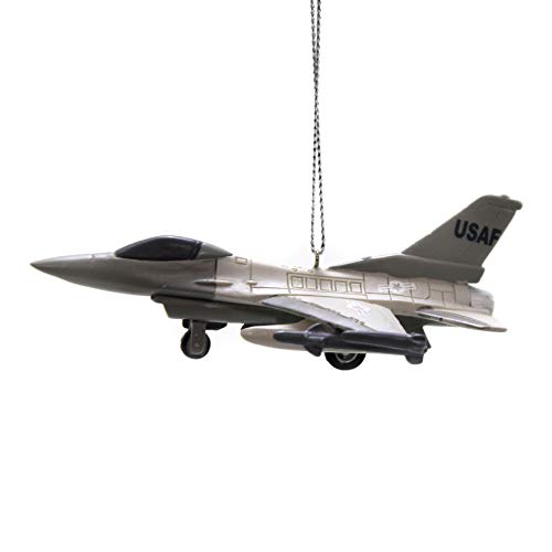 Kurt Adler 4 25" Resin Air Force Jet Ornament