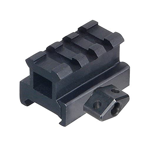 Leapers UTG Med-pro Compact Riser Mount, 0.83" High, 3 Slots , Black