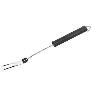 Chef Craft 21916 Barbecue Meat Fork with Rubber Grip, Black