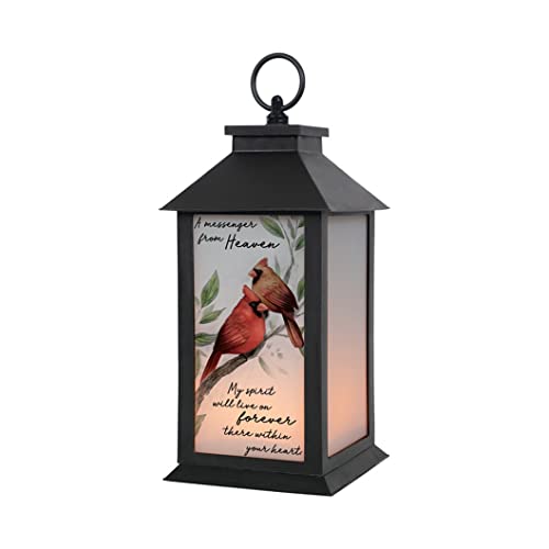 Carson 57596 A Message Decorative Candle Lantern, 13-inch Height