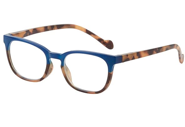 I Heart Eyewear Dallas Reading Glasses, Tortoise and Navy, 0.75