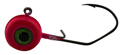Jenko Fishing Slasher Crappie Jig Head, Pink, 1/4 oz