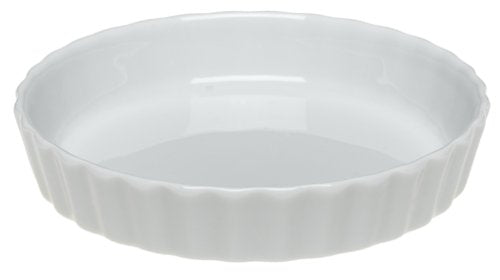 Pillivuyt Porcelain Small 5-1/4-Inch Individual Tart/Creme Brulee Dish