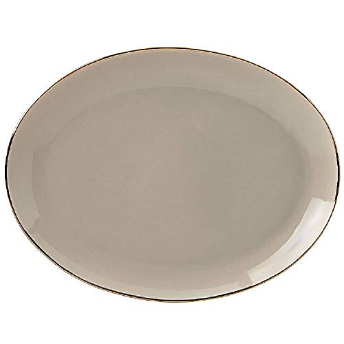 Lenox Trianna Taupe Oval Serving Platter