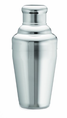 TableCraft 1212 3-Piece Stainless Steel Cocktail Shaker, 12-Ounce