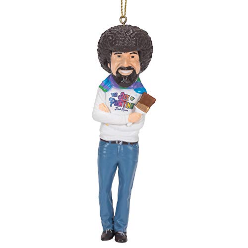 Kurt Adler BO1201 Bob Ross the Joy of Painting Ornament, 5-inch Height, Plastic