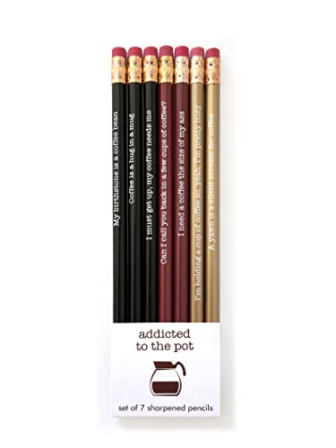 Snifty SPP7019 Addicted to the Pot Pencil, Set of 7