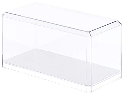 Pioneer Plastics Clear Acrylic Display Case for 1:24 Scale Cars (Mirrored), 9" x 4.375" x 4.125"