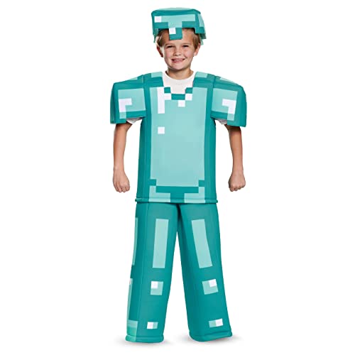 Disguise Armor Prestige Minecraft Costume, Multicolor, Medium (7-8)