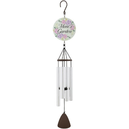 Carson Home 60984 Mom's Garden Picture Perfect Chime, 27-inch Length, Aluminum, Adjustable Striker and Strung with Industrial Cord