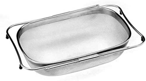 Norpro Stainless Steel Over-Sink Strainer, Silver