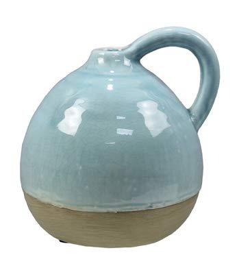 youngs Ceramic Blue Glazed Vase
