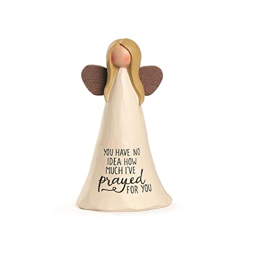 Blossom Bucket 221-13225 How Much I've Prayed for You Angel Figurine, 5.5-inch Height