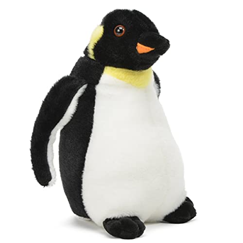 Unipak 8713BK Emperor Penguin Plush, 8-inch Height, Black