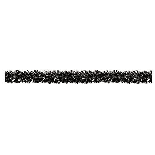 Beistle Shiny Black Metallic Plastic Festooning Garland For New Year√ïs Eve Christmas Birthday Graduation Party Supplies And Parade Floats