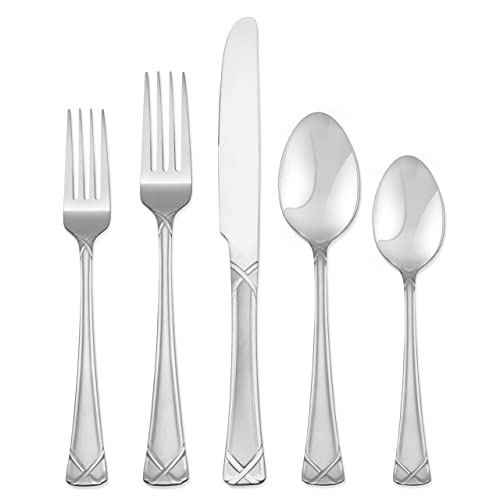 Hampton Forge Evansville Frosted 20 Pc Set, 2.15 LB, Metallic