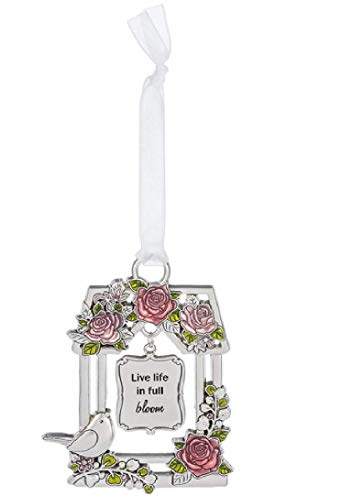 Ganz ER61590 Live Life in Full Bloom Ornament, 4-inch Height