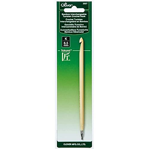 CLOVER Takumi Bamboo Interchangeable Tunisian Crochet Hook