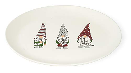 Boston International - Ceramic Platter - Gnome Gathering
