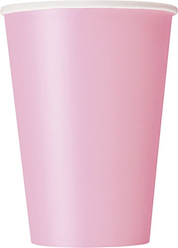 Unique Industries Party Tableware, 10 Count, Light Pink