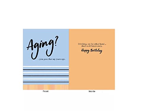 Design Design Aging Years Ago Birthday Card, General